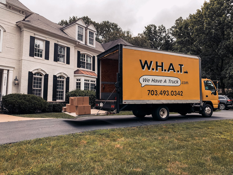 we have a truck moving services with a box truck